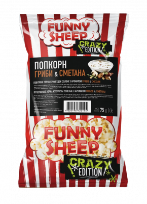 Попкорн з грибами і сметаною