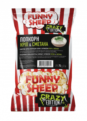 Попкорн з кропом і сметаною Попкорн з кропом і сметаною