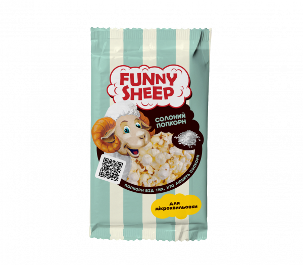 Попкорн з сіллю для приготування в м/х печі